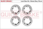 Screw Set, brake disc QUICK BRAKE 11673K