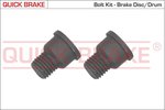 Screw Set, brake disc QUICK BRAKE 11664K