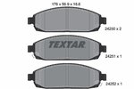 Brake Pad Set, disc brake TEXTAR 2425001