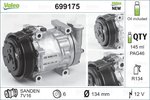 Compressor, air conditioning VALEO 699175